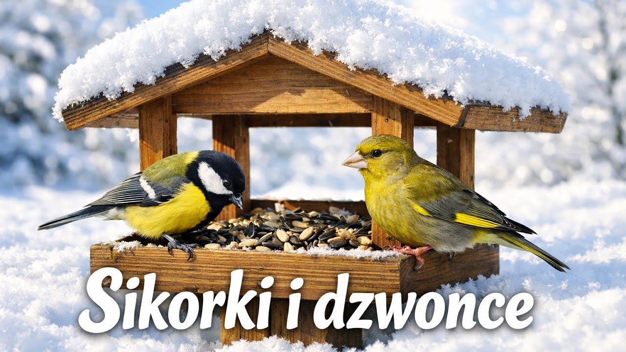 🎤🐦Rozśpiewane śniadanie w karmniku - film z oryginalnym dźwiękiem 🎥🌿@NaturinaKadryNatury 