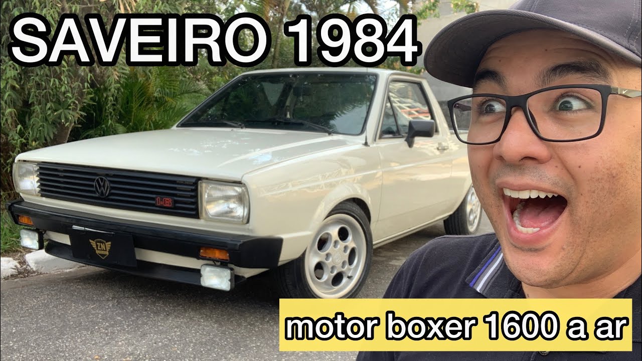 SAVEIRO 1984 1600 a ar: uma RARA SOBREVIVENTE DA LINHA QUADRADA VOLKSWAGEN