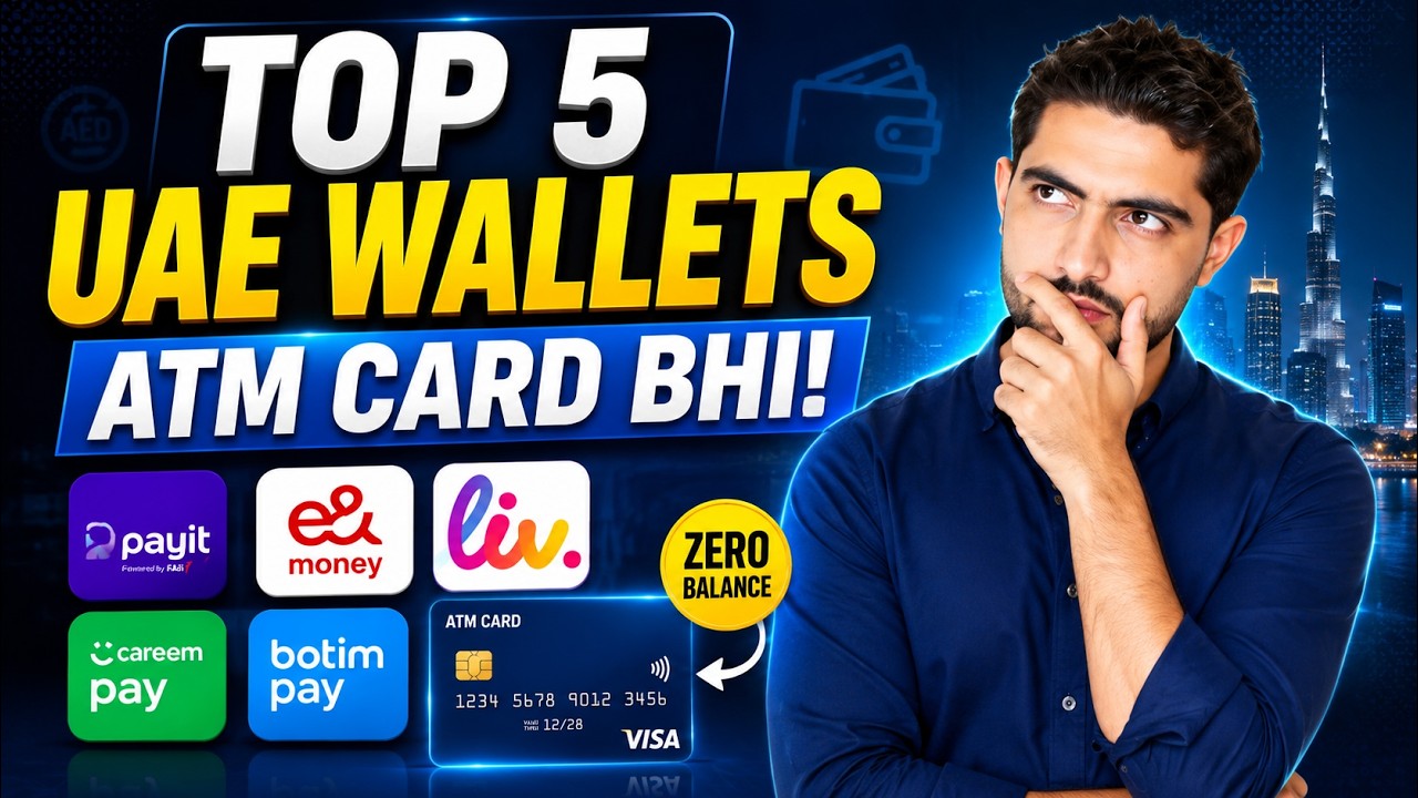 Top 5 Best Wallets in UAE with ATM Card | Zero Balance Digital Wallets UAE