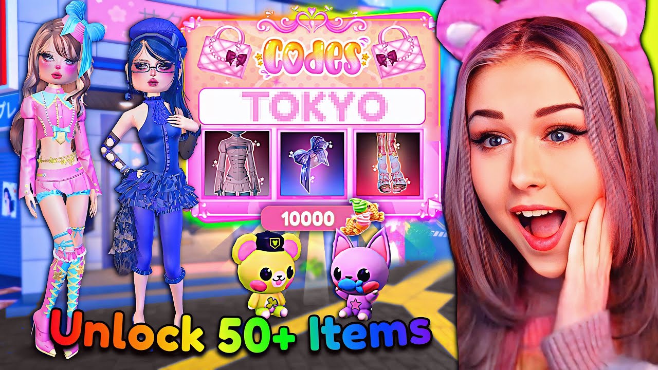 КАК ПОЛУЧИТЬ ВСЕ 50+ ПРЕДМЕТОВ В ОБНОВЛЕНИИ TOKYO С СЕКРЕТНЫМИ МЕСТАМИ И КОДАМИ | ROBLOX Dress to...
