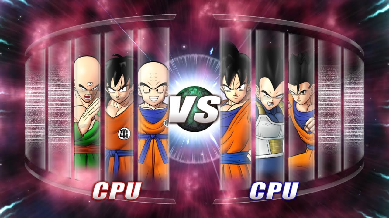 DB Raging Blast 2: Team Saiyan vs Team Earthling - CPU Battle