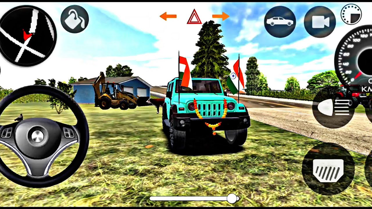 Thar 4×4 🥶🥶 Ofroding game 😈😈 (car wala game) thar modified 4×4 #thar4x4 #cardrifting #gaming 