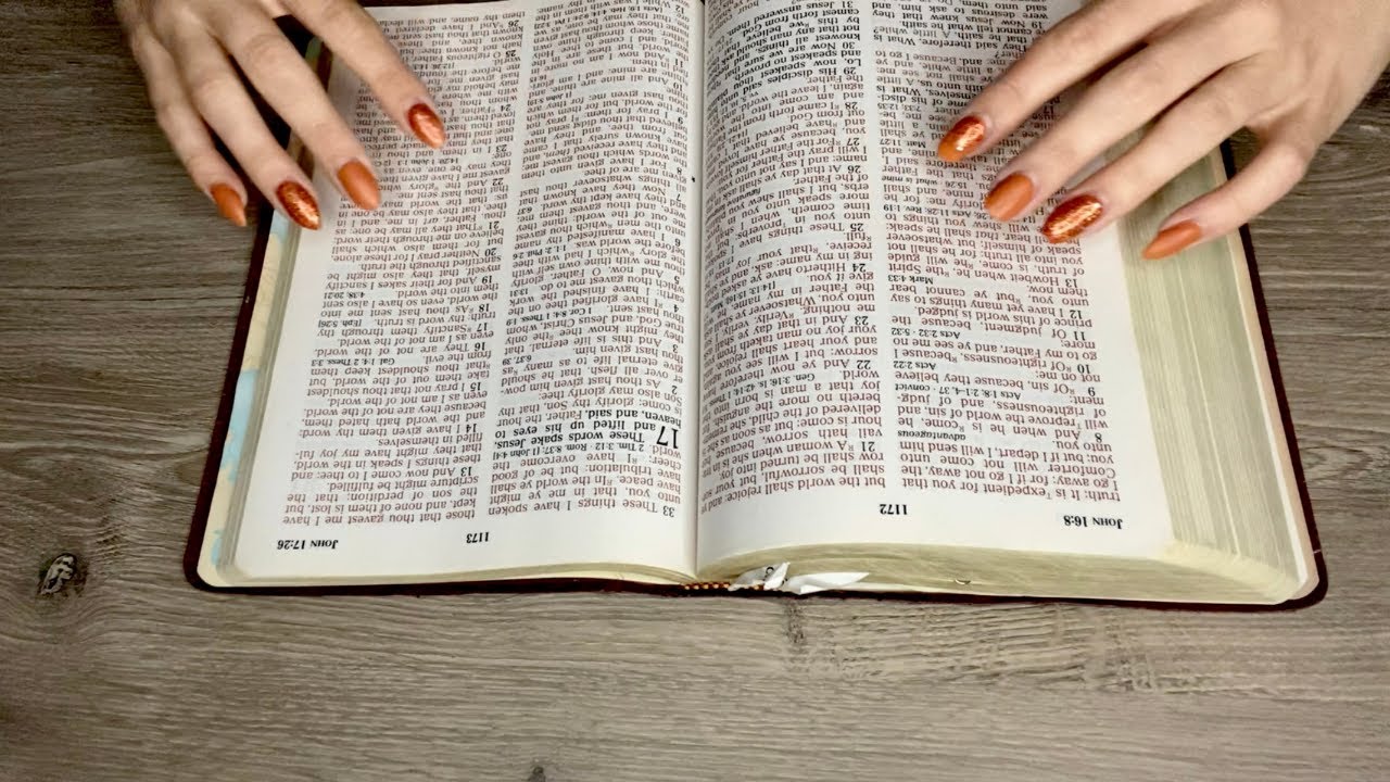 Christian ASMR Hand Movements | Whispering John 17 and 18