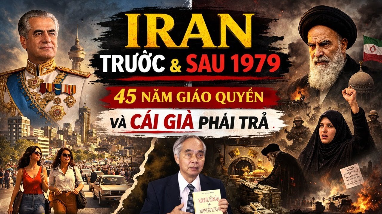 🟢 02.3.26 HG ĐỖ THÔNG MINH: IRAN 1979 KHI MỘT CUỘC CÁCH MẠNH ĐỔI LẤY NỬA THẾ KỶ BÓNG TỐI