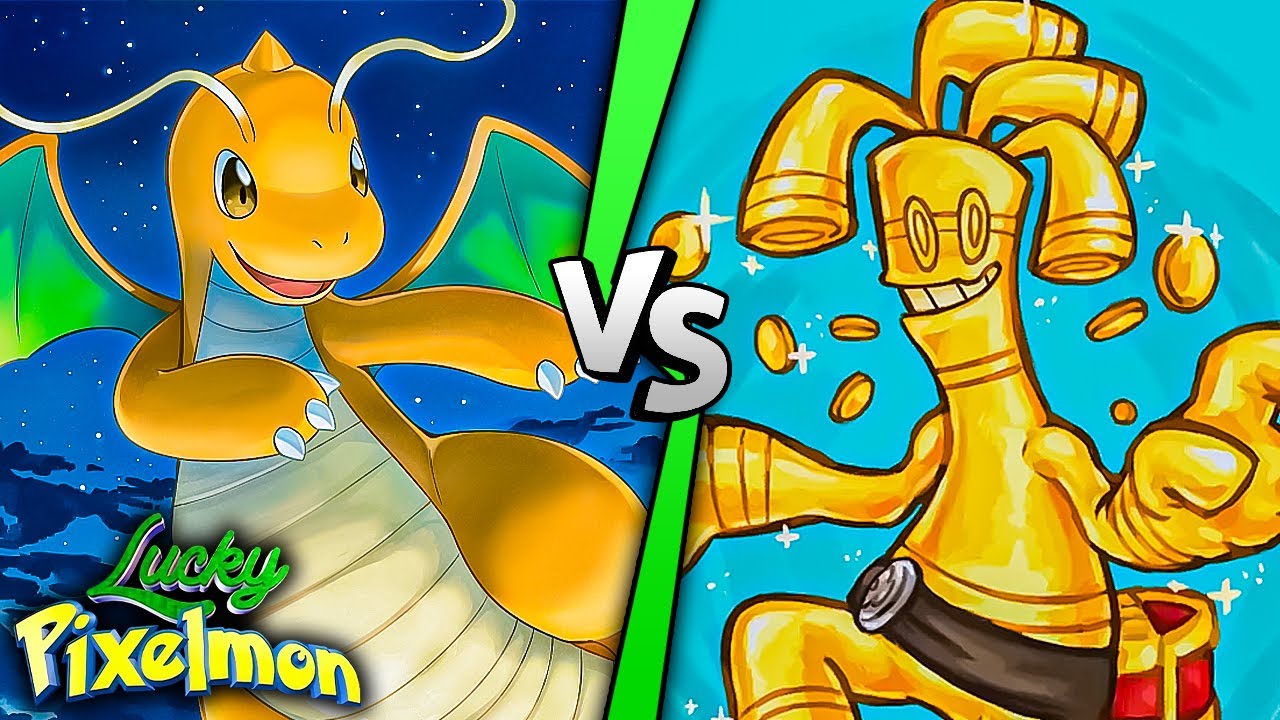 Minecraft LUCKY PIXELMON - DRAGONITE vs GHOLDENGO ! IMPOSSÍVEL DERROTAR ESSE POKÉMON