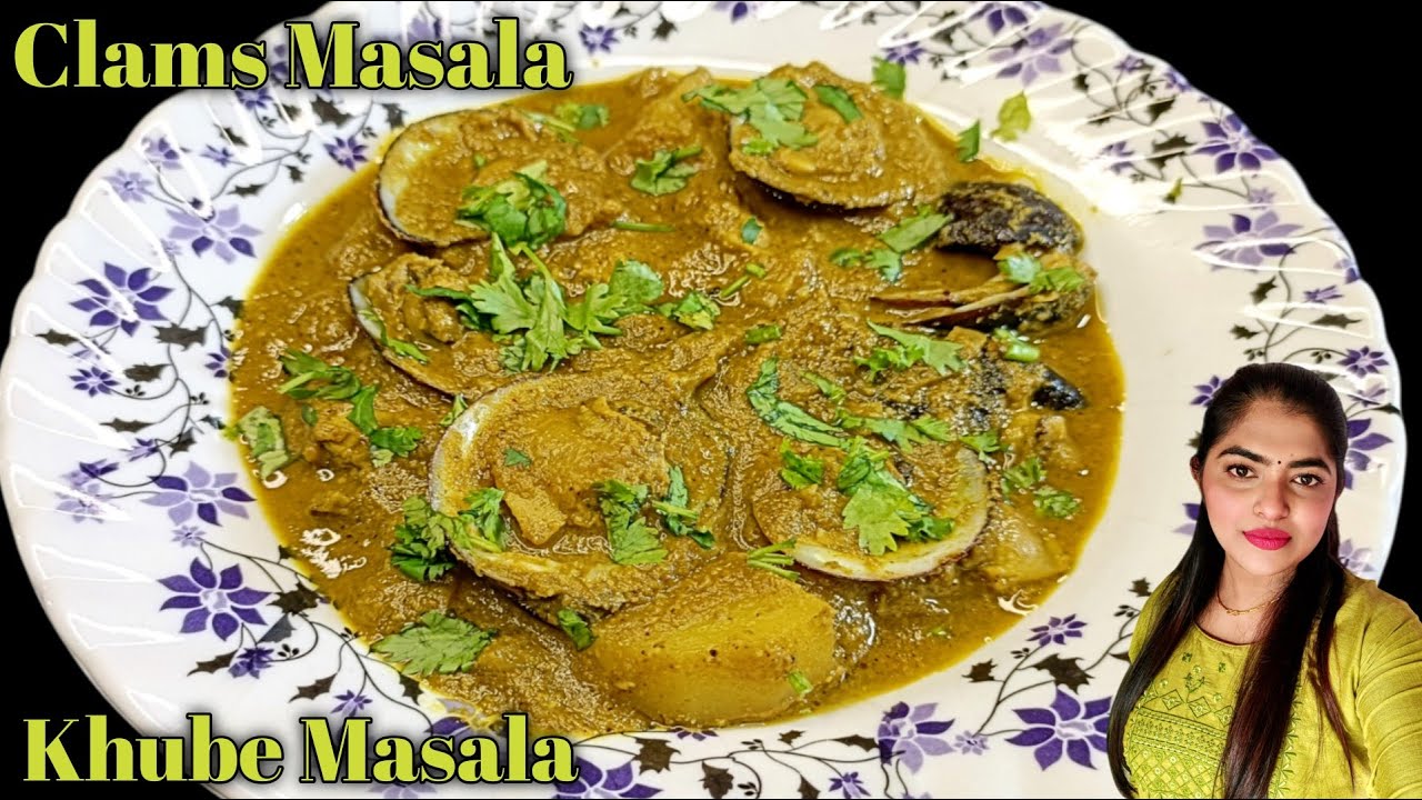 Goan Clams Masala | Khubyache Dhabdhabit | Goan Clams Curry Recipe | Goan Clams Recipe