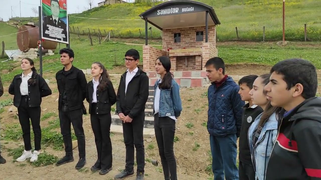 Cəlilabad r.Buravar kəndi şəhidlərimizin əziz xatirəsin şagirdlimiz və məktəb kollektivi yad edib