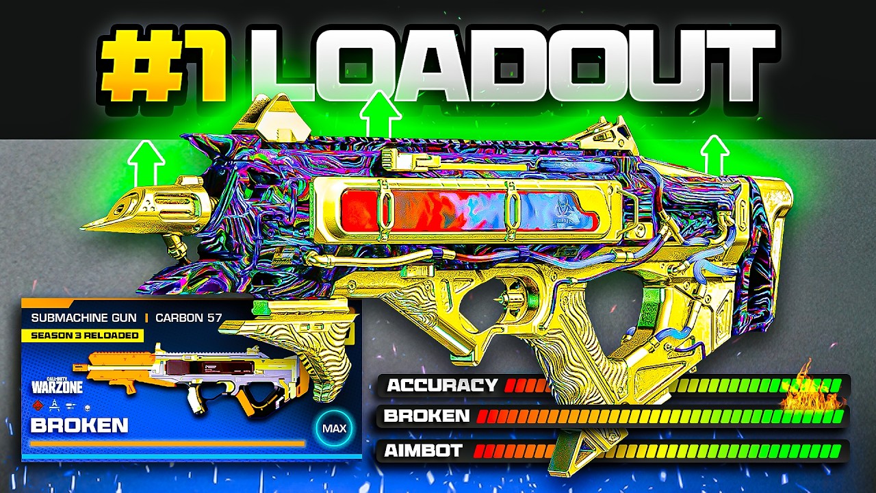 the BEST *BROKEN* META LOADOUT in Warzone after the NEW UPDATE! (BUFFED CARBON 57 Setup)