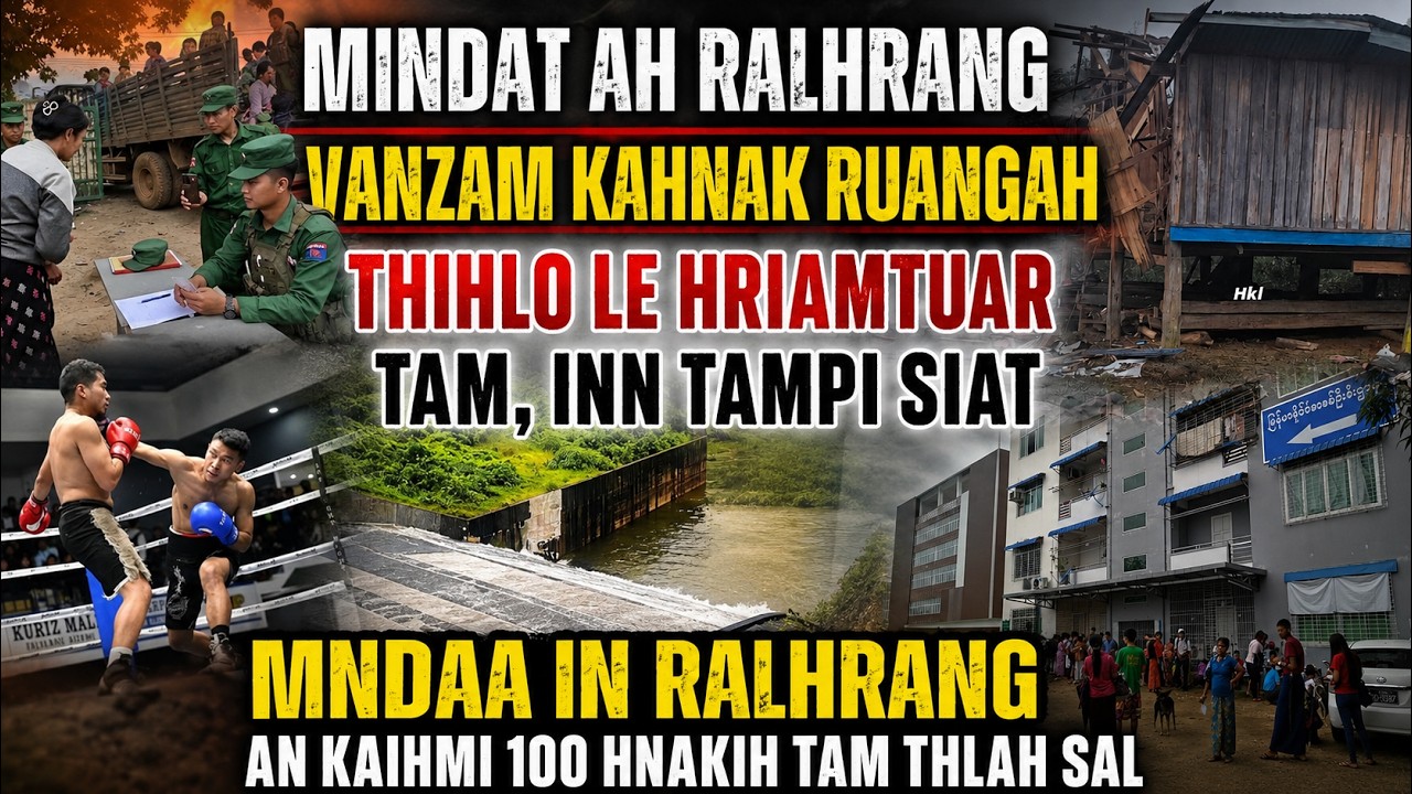 August 31 Thuthang (Mindat ah ralhrang Vanzam kahnak ruangah thihlo le Hriamtuar tam)