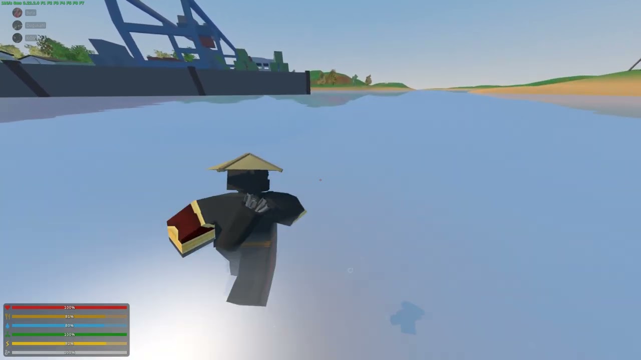 Unturned Glitch Water Run.
