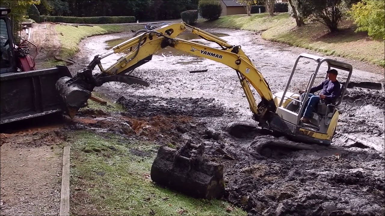 Aggravated Retention Pond Dredging