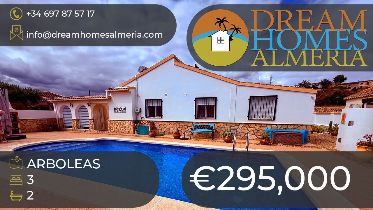 Immaculate 3 bed 2 bath villa walking distance to Arboleas village