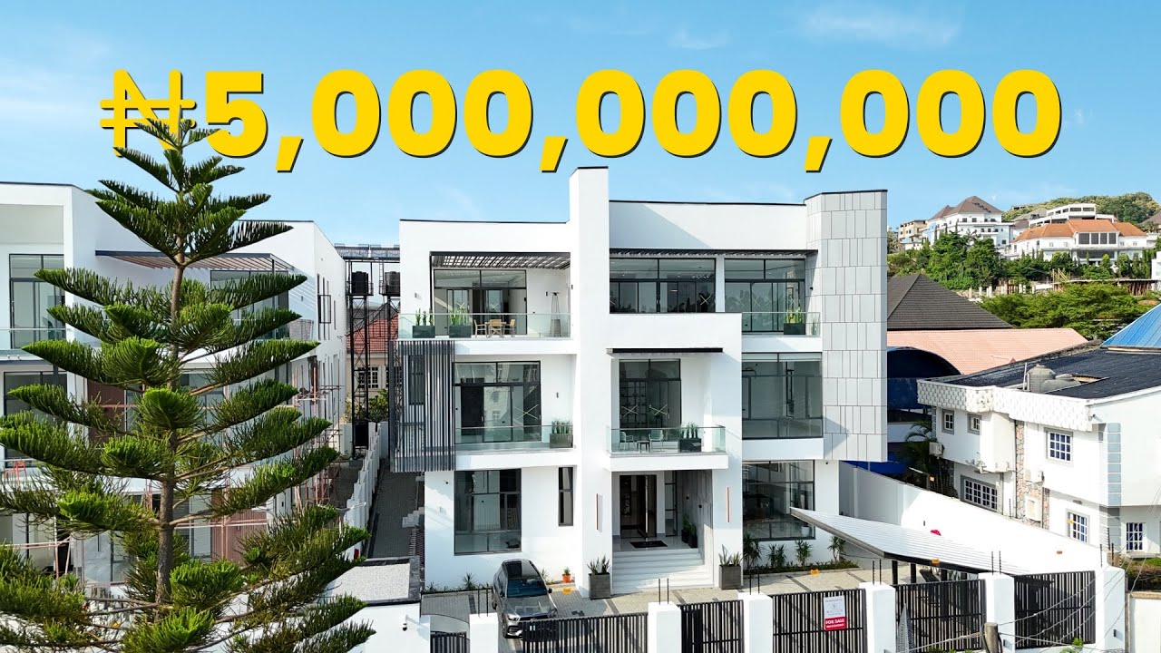 Touring a ₦5 Billion Contemporary Mansion In Asokoro Abuja