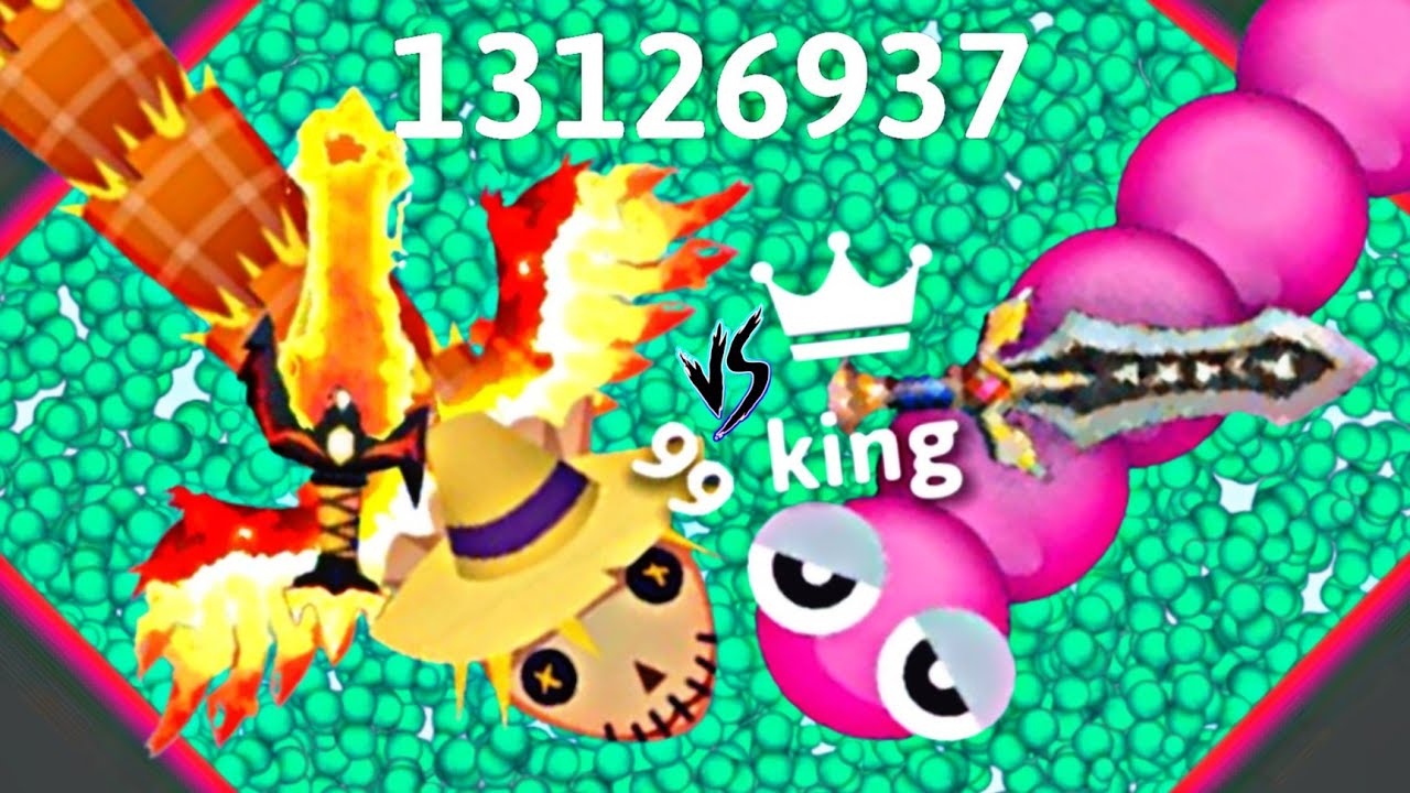 SNAKE IO STRAWFACE Snake Vs PINKY SNAKE The Best Snake Batte Snake .io🐍 #gameplay THe MAP p8