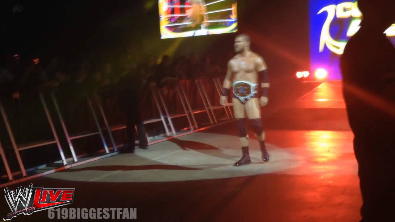 WWE Live 2013 Adelaide Curtis Axel Entrance