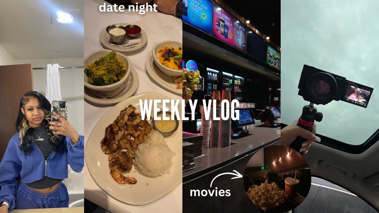 WEEKLY VLOG : getting my life back on track , dinner date, movies , gym & more ! 