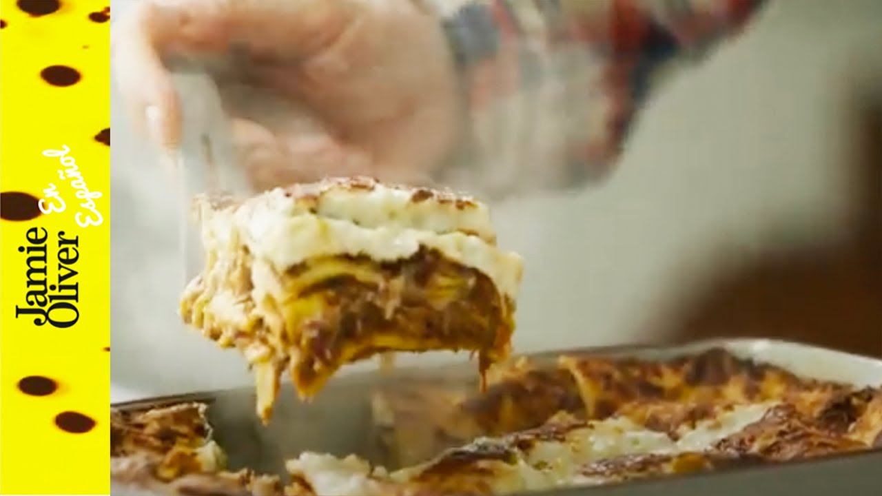 Cómo hacer la lasaña de Jamie | Jamie Oliver En Español