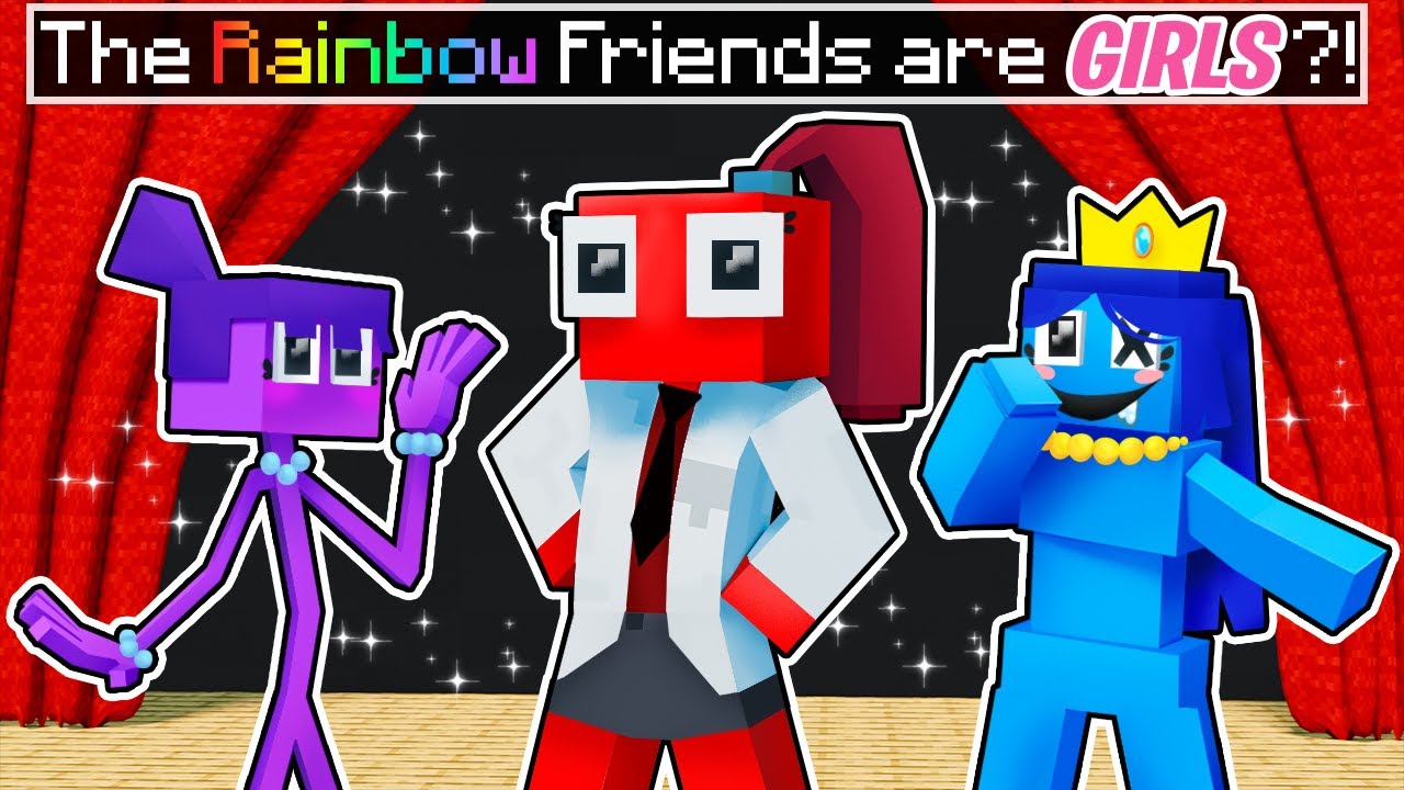 РАДУЖНЫЕ ДРУЗЬЯ — это ДЕВУШКИ в Minecraft!