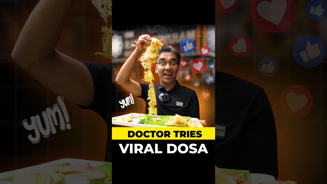 Doctor Tries Famous Dosa at Rameshwaram Cafe