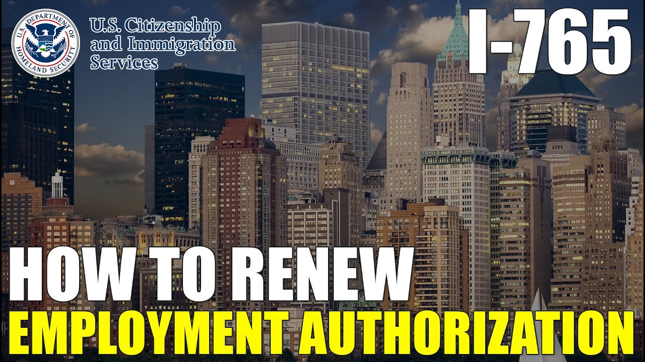 How To Renew Employment Authorization Card (EAD) | Work Legally In The US