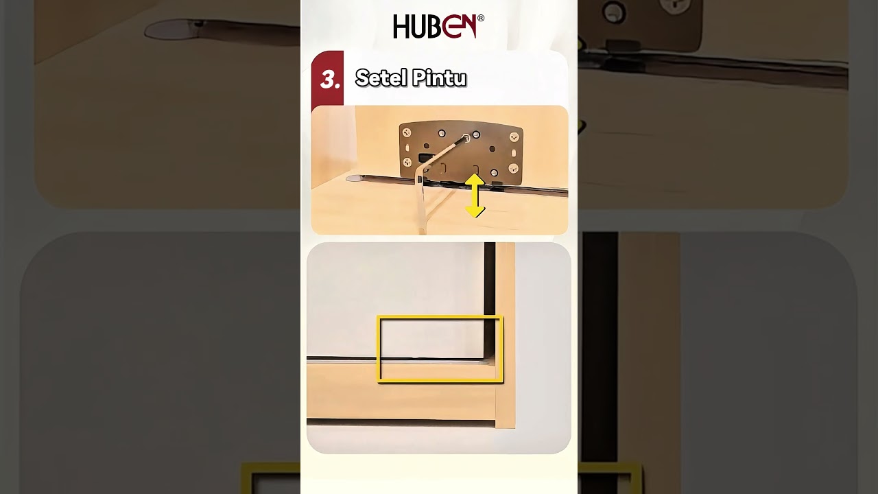 𝗦𝗗-𝟱𝟬𝟮 - Roda Pintu Sliding Slow-Mo (2 Pintu) #Huben #HubenIndonesia