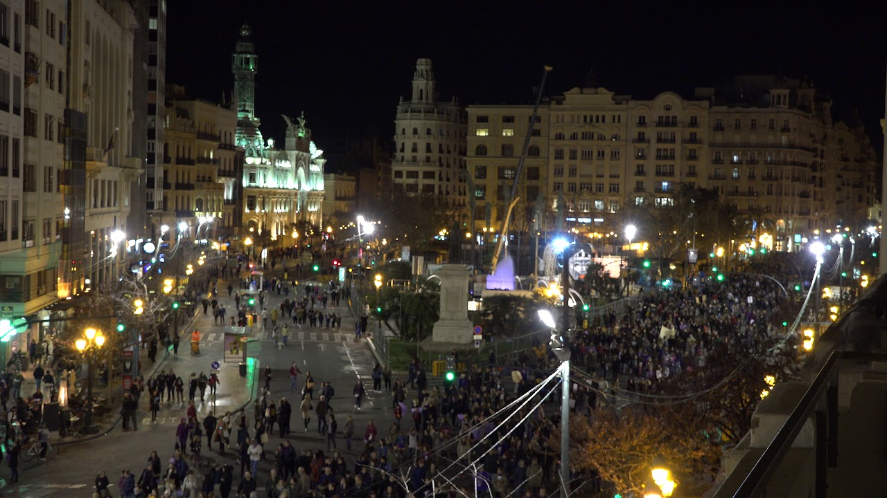 International Women's Day: Thousands March In Valencia, Spain
