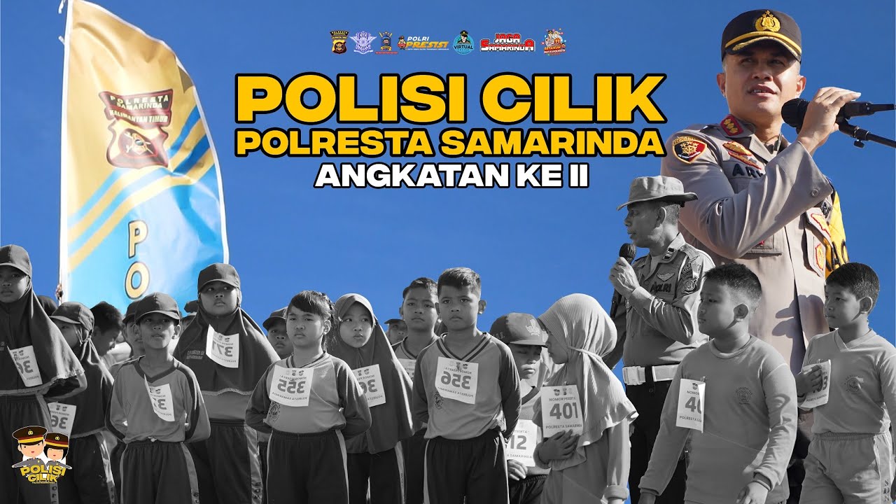 RATUSAN ANAK INGIN JADI POCIL SAMARINDA ANGKATAN KE - 2