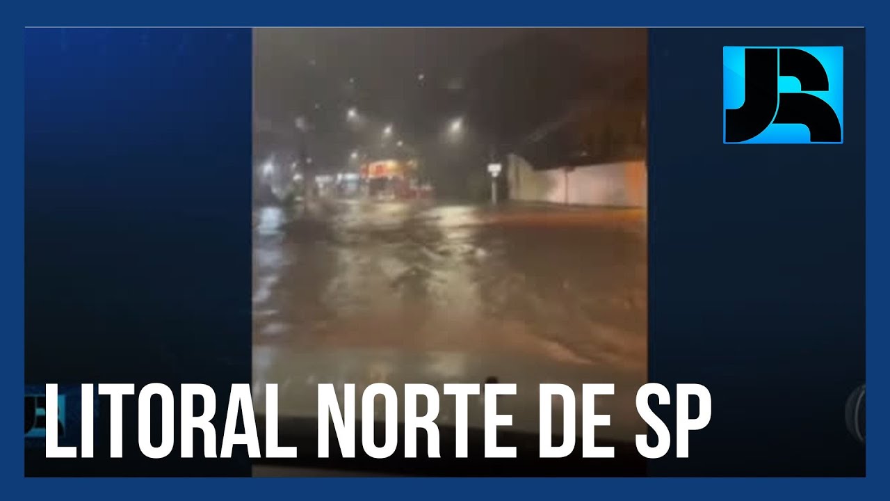 Tempestade atinge litoral norte de SP, causa estragos e deixa famílias desabrigadas