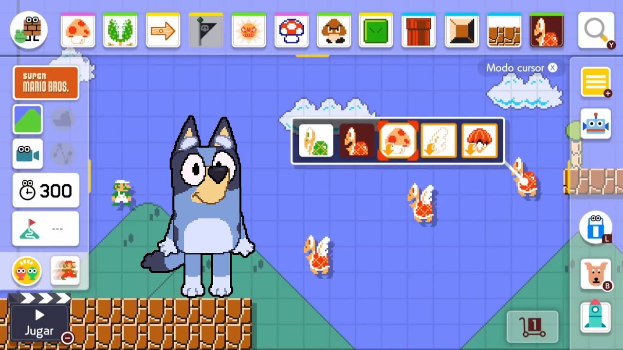 SUPER MARIO MAKER 2 / Editor de niveles de Nintendo Switch | Petición de Bluey 2