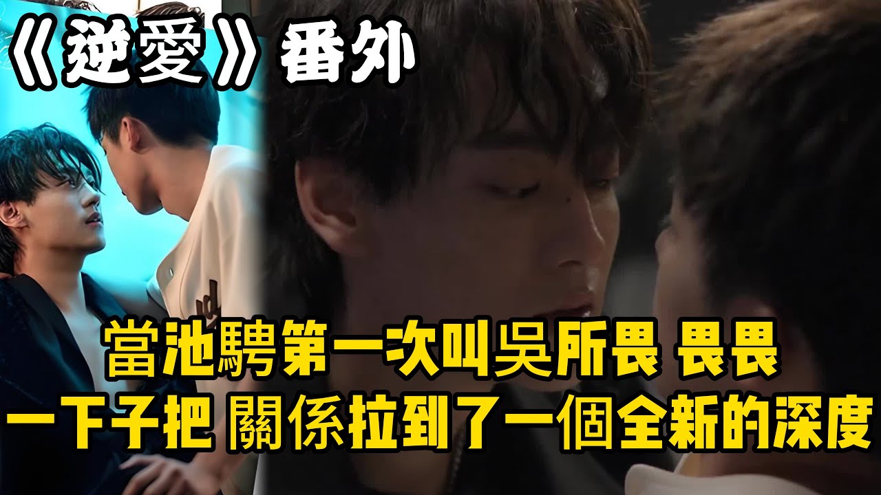 《逆愛》：番外！當池騁第一次叫吳所畏，畏畏，這個稱呼，好像一下子把他們的關係拉到了一個全新的深度。#田栩宁 #梓渝 #吴所畏 #池骋 #逆爱 #revenged