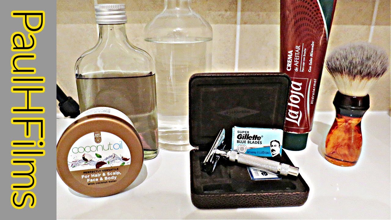 Gillette Heritage DE Razor | La Toja Shaving Cream