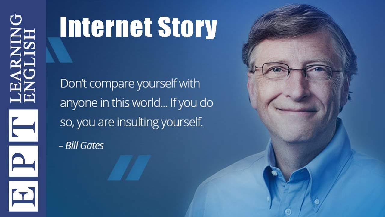Learn English with Audio Story ★ Subtitles: The Story Of The Internet (Level 5)