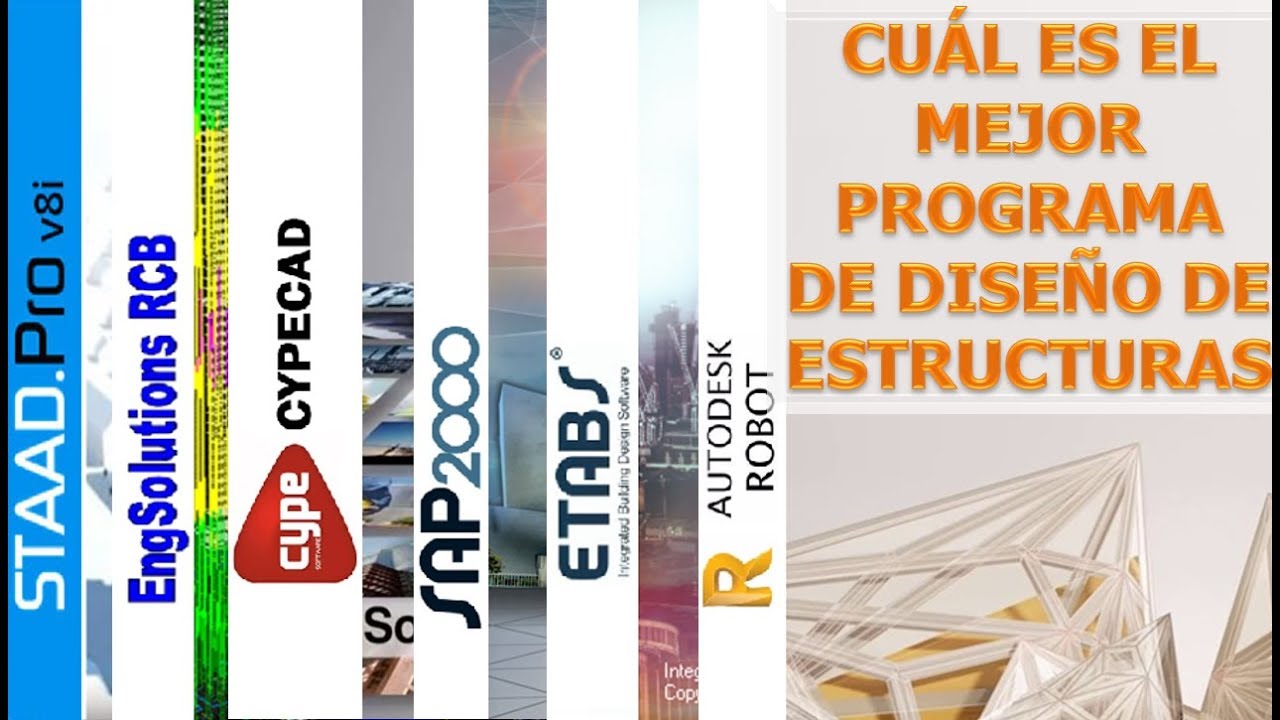 Cual es el mejor PROGRAMA DE DISEÑO ESTRUCTURAL | TOP 5 de programas de ingenieria HD