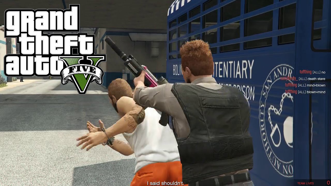 GTA 5 : Magic School Bus : Prison Break Finally