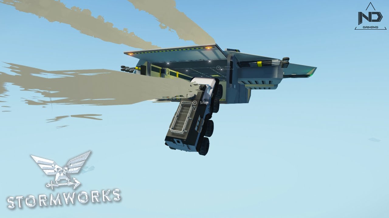 Stormworks #22 - Thử Thách Thả Siêu Xe Lội Nước Ở Độ Cao 2000m