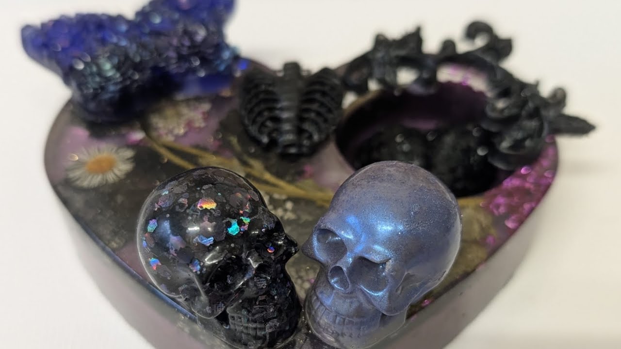 #12 resin heart valentines special @Laura Usher