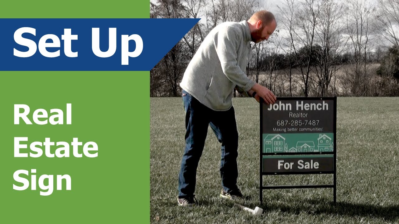 Real Estate Sign: How to Setup - (Vispronet)
