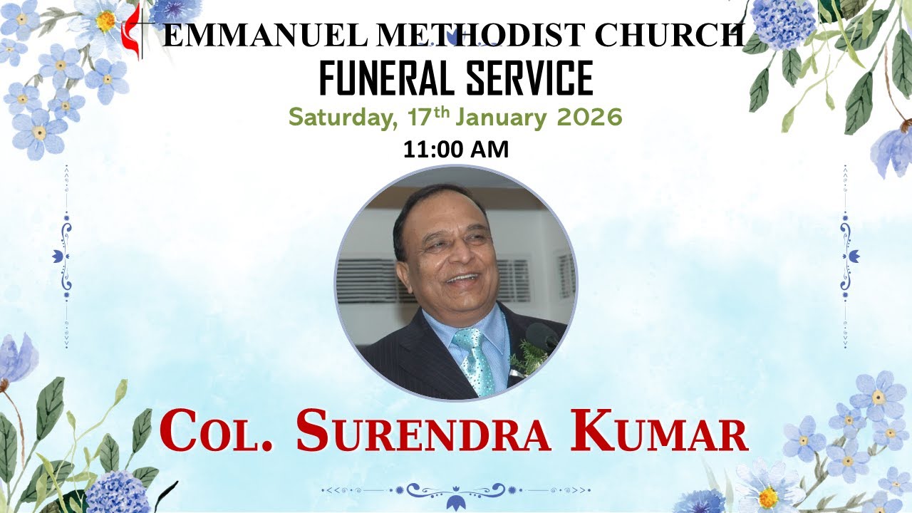 Funeral Service | Col. Surendra Kumar - Saturday, 17th January 2026 | 11:00 AM | EMC |
