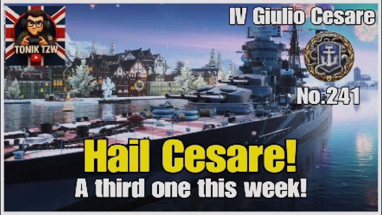 WoWsLegends | Hail Cesare! Third kraken this week!