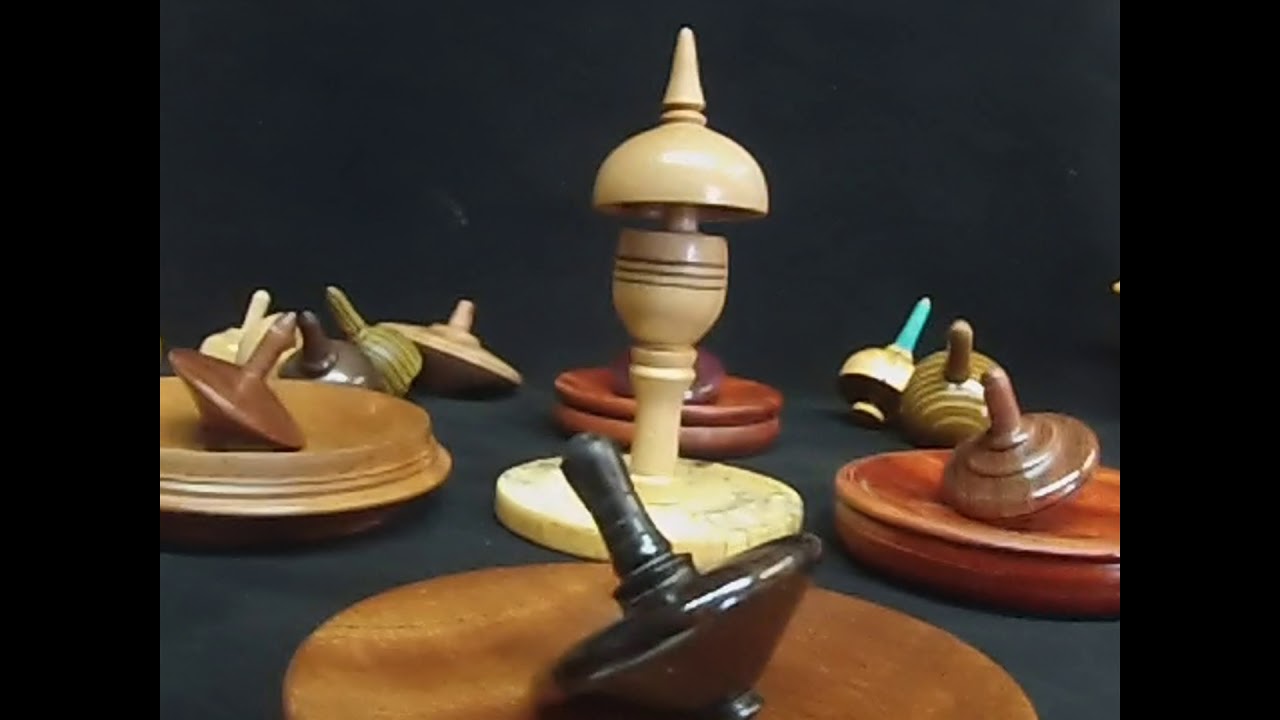 Making Spinning Tops on the Wood Lathe, A Woodpops Series