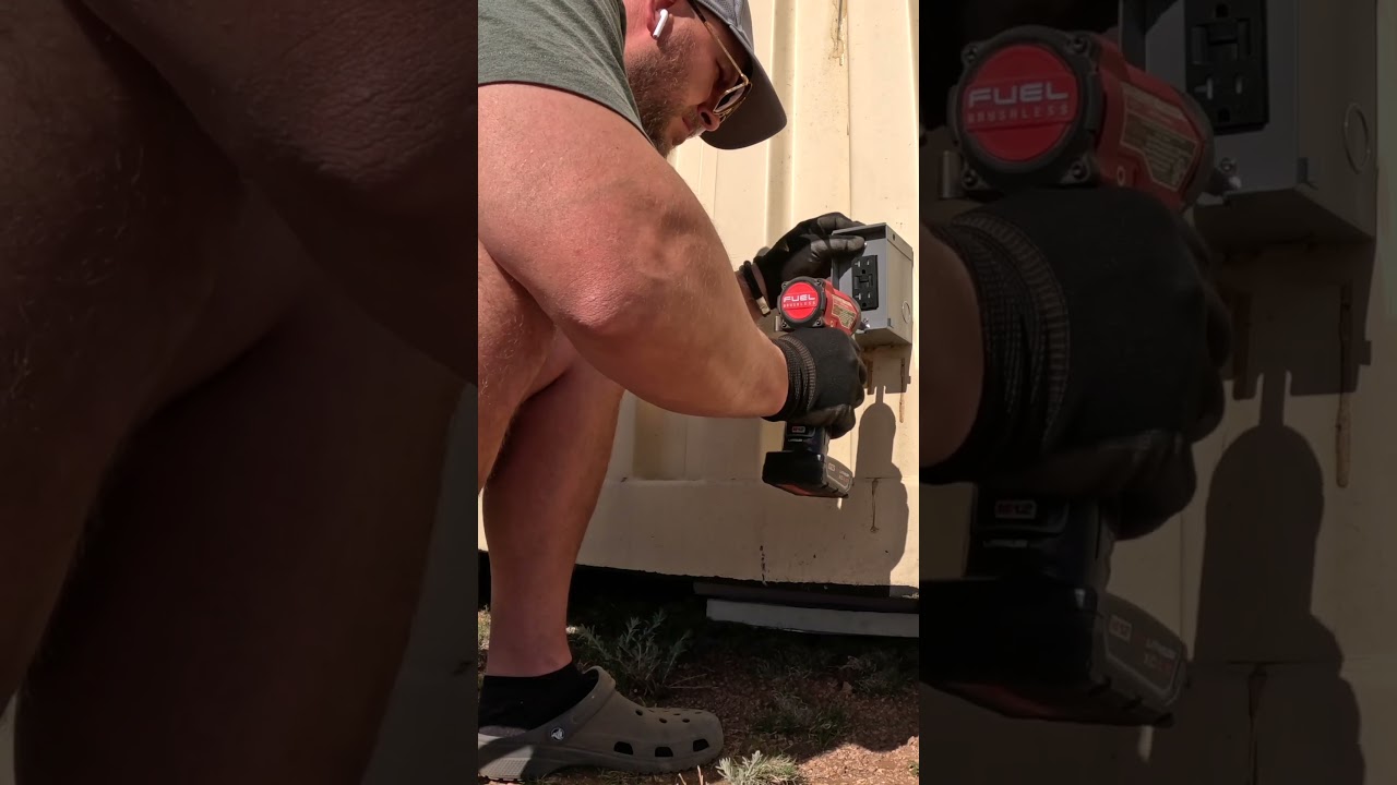 OFF GRID Shipping Container Build | Electrical Wrapped up 🌵🏜️ #arizona #offgrid