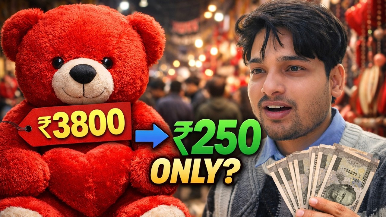 Umeed Se Zyada Mehenga Teddy 😳 | Teddy Day Pr Scam Ya Smart Business? | Live Bargaining #teddy