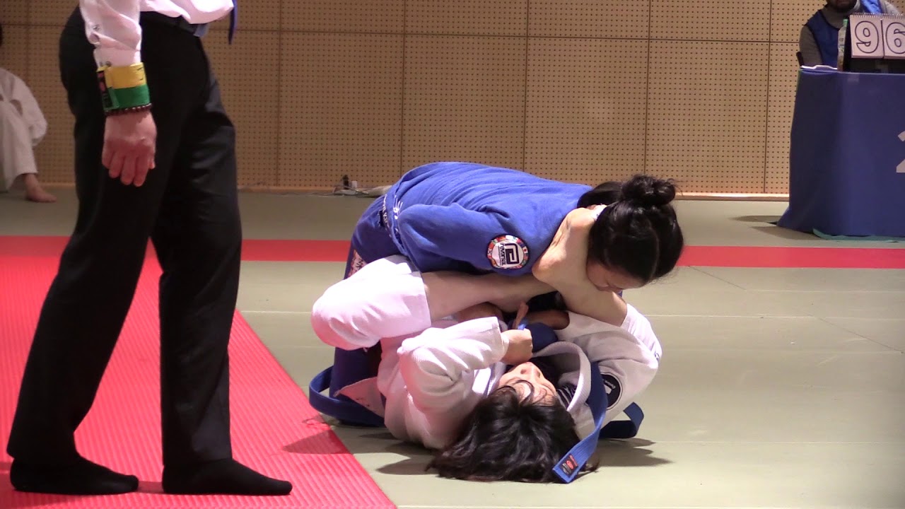 20180225 JBJJF 第12回全日本マスター柔術選手権 女子マスター1青帯オープンクラス 決勝戦 古谷