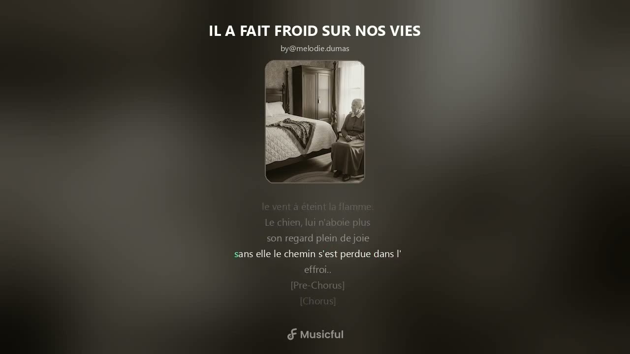IL A FAIT FROID SUR NOS VIES
