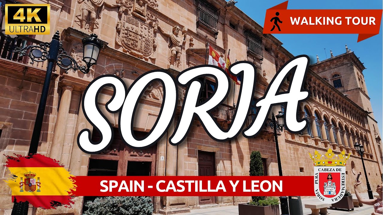SORIA 🇪🇸 City of Poets [SPAIN Walking Tour 4K]