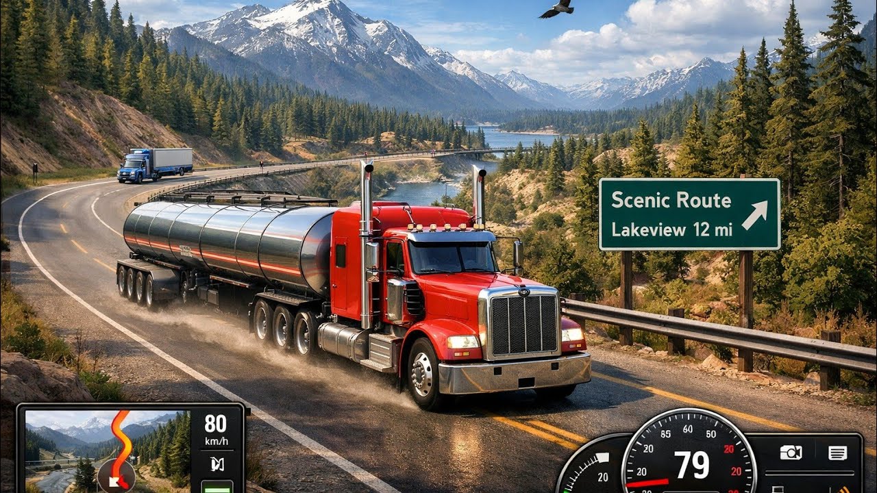 Live game |147th days driving game|complete ruate |Cargo truck simulator game 3D sim2025 #gta​ #gta5