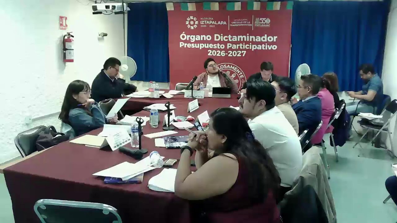 8va Sesión del Órgano Dictaminador de la Alcaldía Iztapalapa 2026 y 2027 (parte 3)