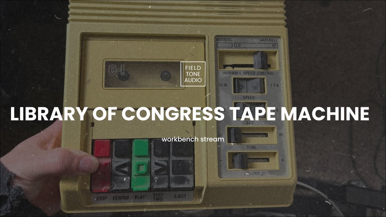 Fixing a Library of Congress Tape Machine