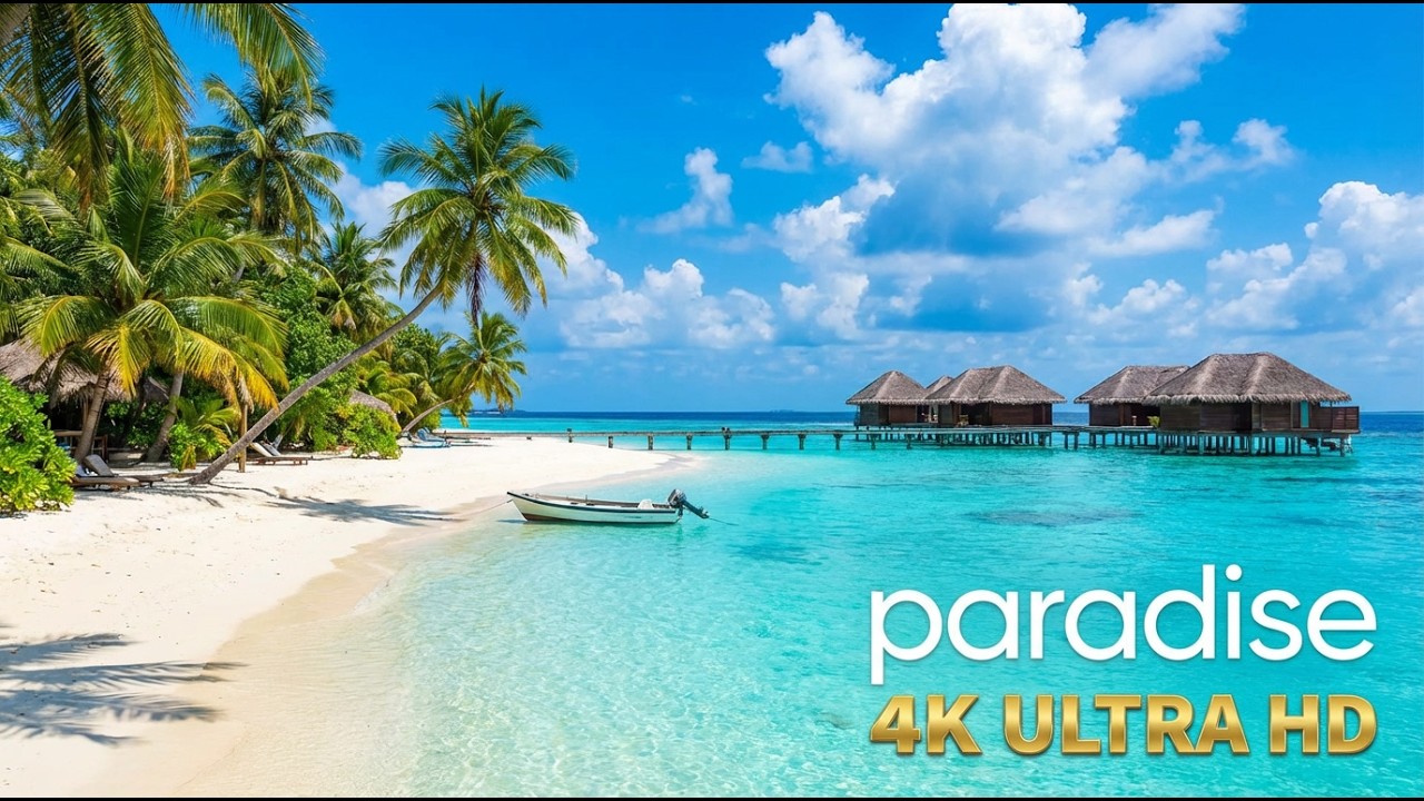 Tropical Island Escape 4K – 2 Hours Lo Fi Chill for Study & Focus AIVV