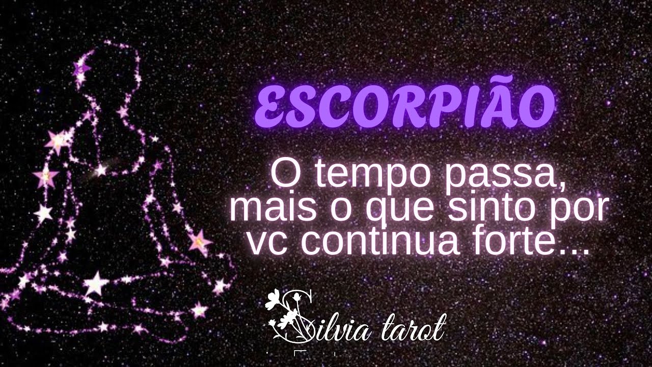 ESCORPIÃO ♏ A saudade e o desejo de alguém tem nome ❤️ é você, o Paixão 🥰